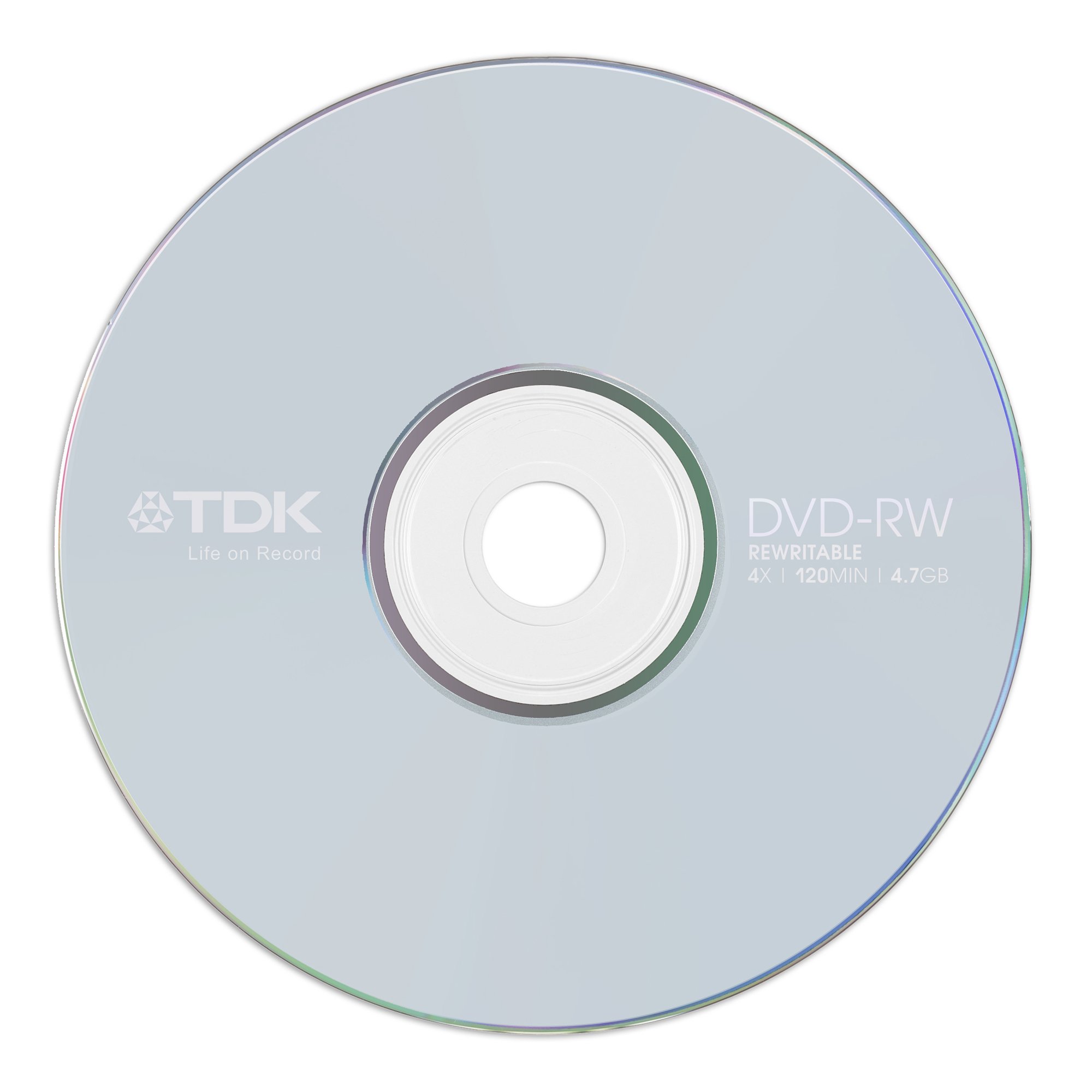 Amazon.com: TDK T18816 4.7GB 4X Speed 120min DVD-RW Disc in Jewel