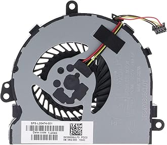 CPU Cooling Fan for HP 15-DA 15-DB 15-DI 15-DR 15Q-DX 15T-DS C129 C130 250 G7 255 G7 256 G7 L20474-001 FK3M DFS470805CL0T