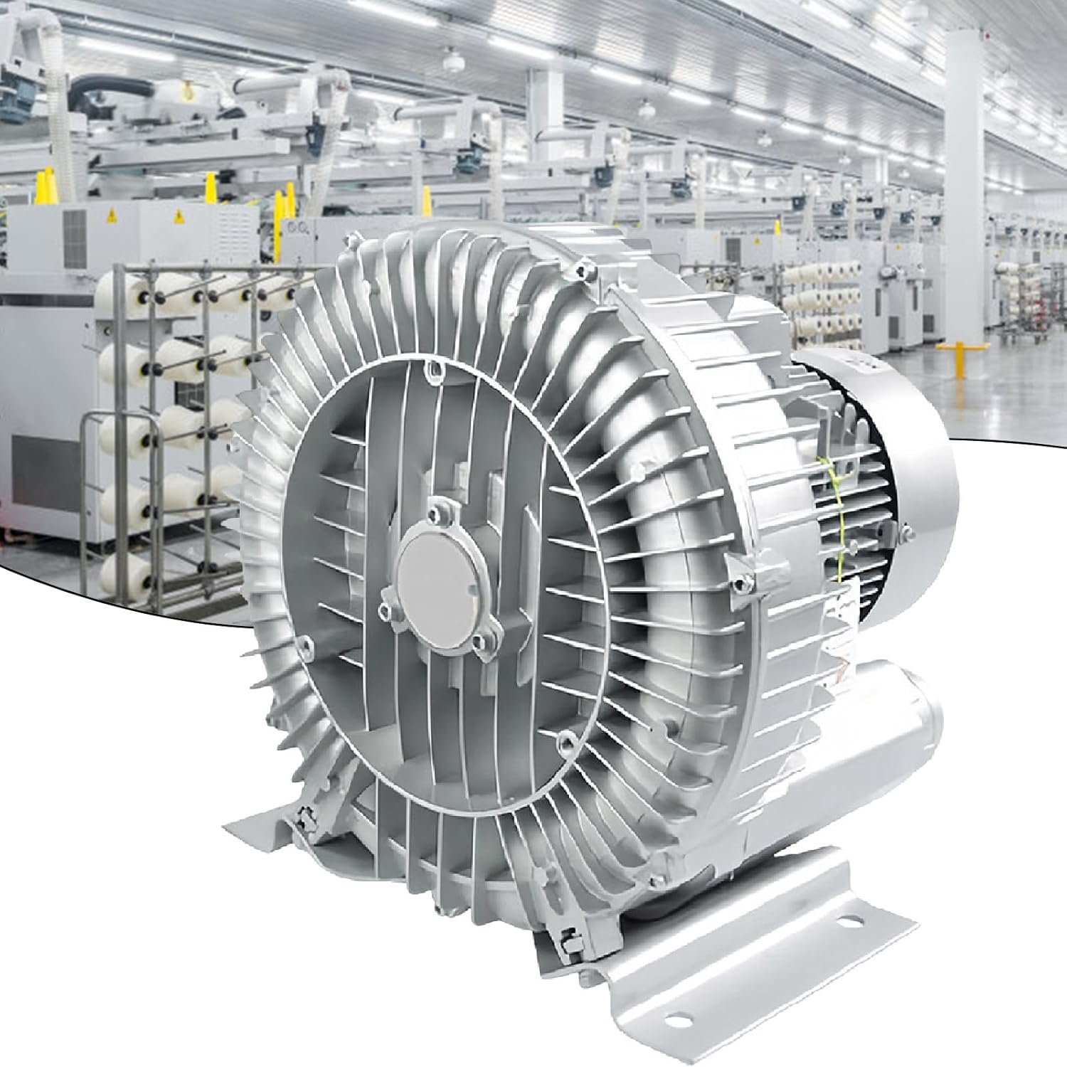 Industrial Regenerative Blower 370W 550W 750W 1.1KW 1.5KW - High Efficiency Centrifugal Blower for Fish Tanks, Air Blowing & Suction, Industrial Vacuum Pump