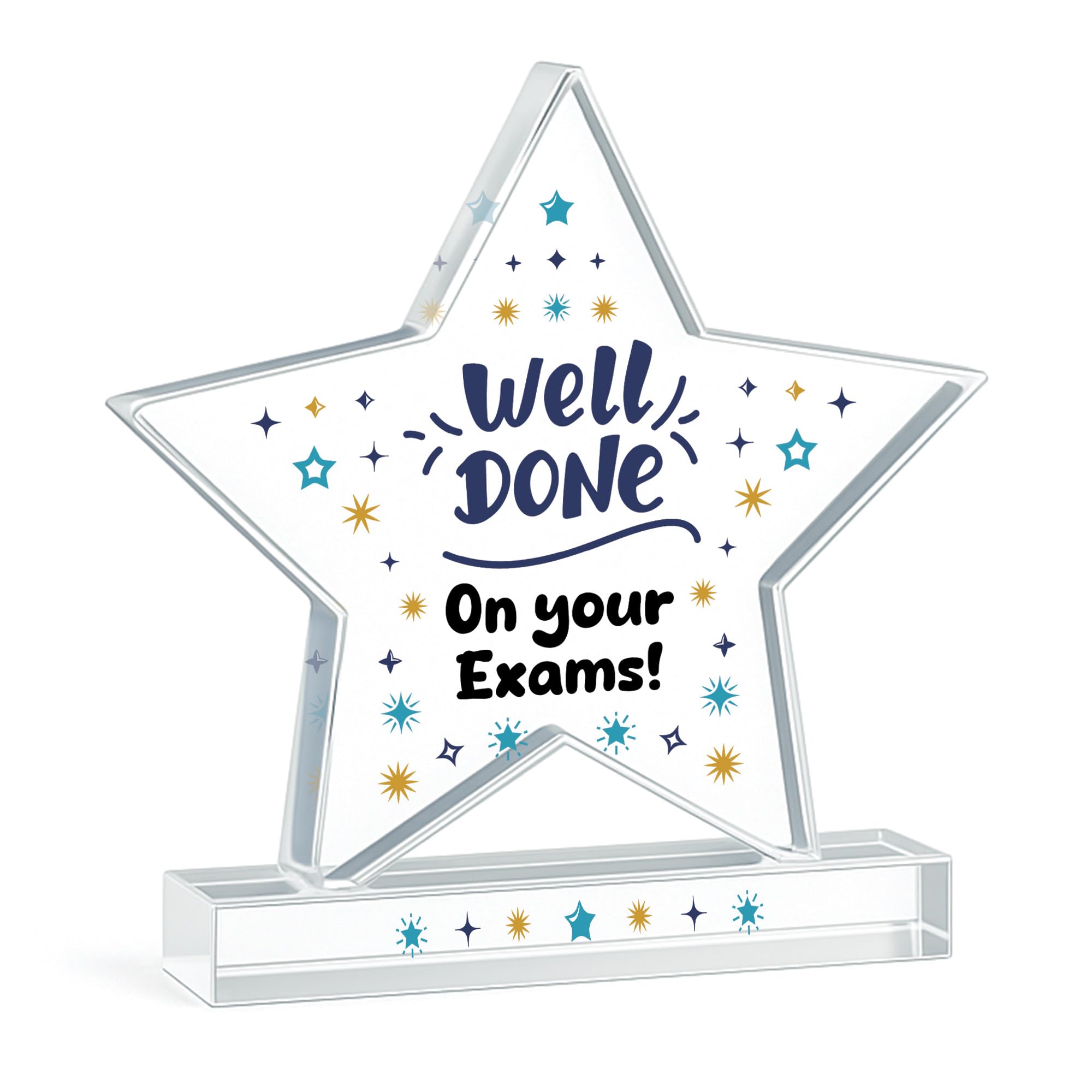 RED OCEAN Congratulations Plaque Well Done On Your Exams Results Day Gifts For Him Her Exam Results Present For Daughter Son Granddaughter Grandson Keepsake