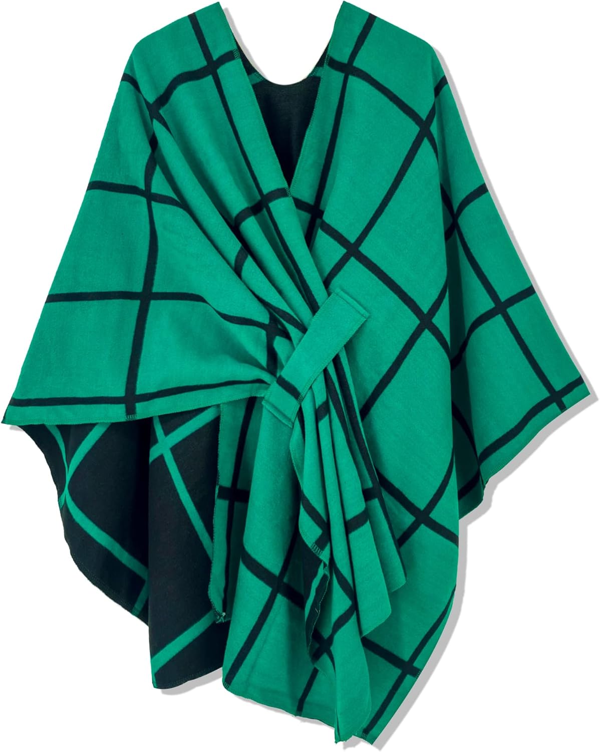 Moss Rose Women's Shawl Wrap Poncho Ruana Cape Open Front Cardigan Shawls for Spring Fall Winter