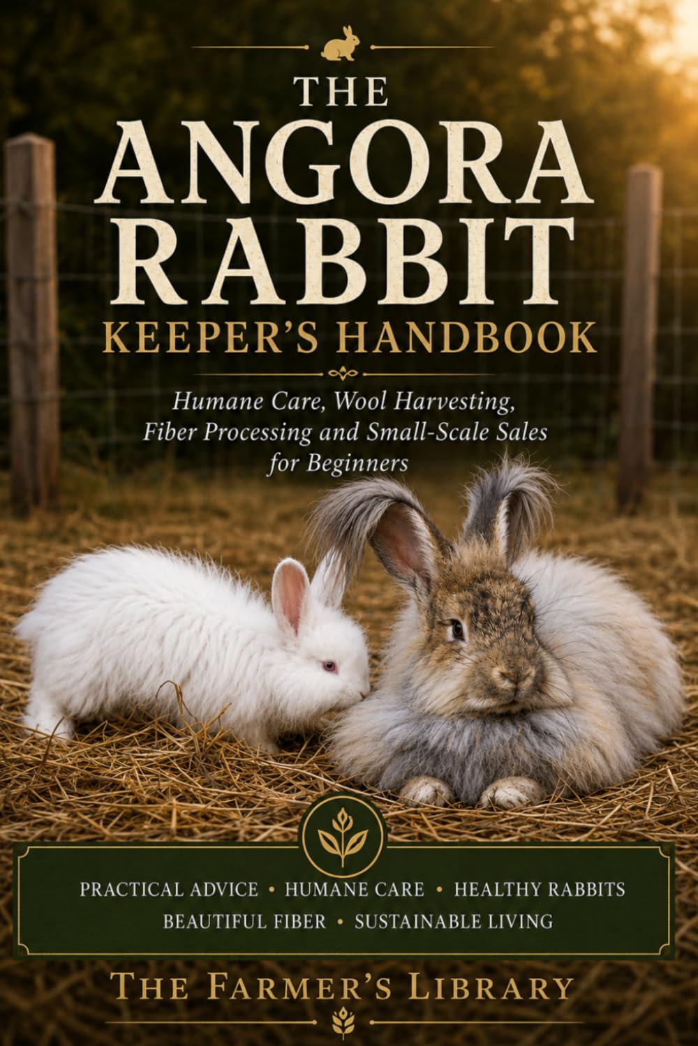 The Angora Rabbit Keeper’s Handbook: Beginner Guide to Humane Care, Grooming, Wool Harvesting, Fiber Processing & Small-Scale Sales