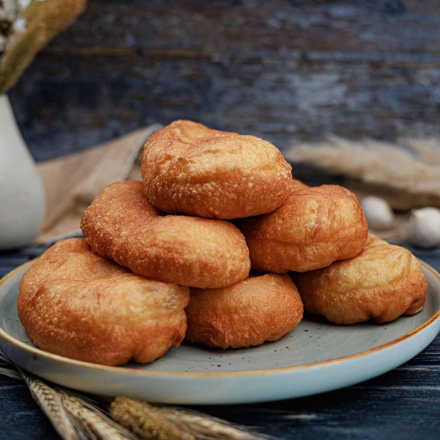 BARIN Maslenitsa Set 1940g Bliny und Piroschki 4 Sorten Tiefgefrorene Russische Spezialitäten mit Schweinefleisch Quark Kartoffel Weißkohl