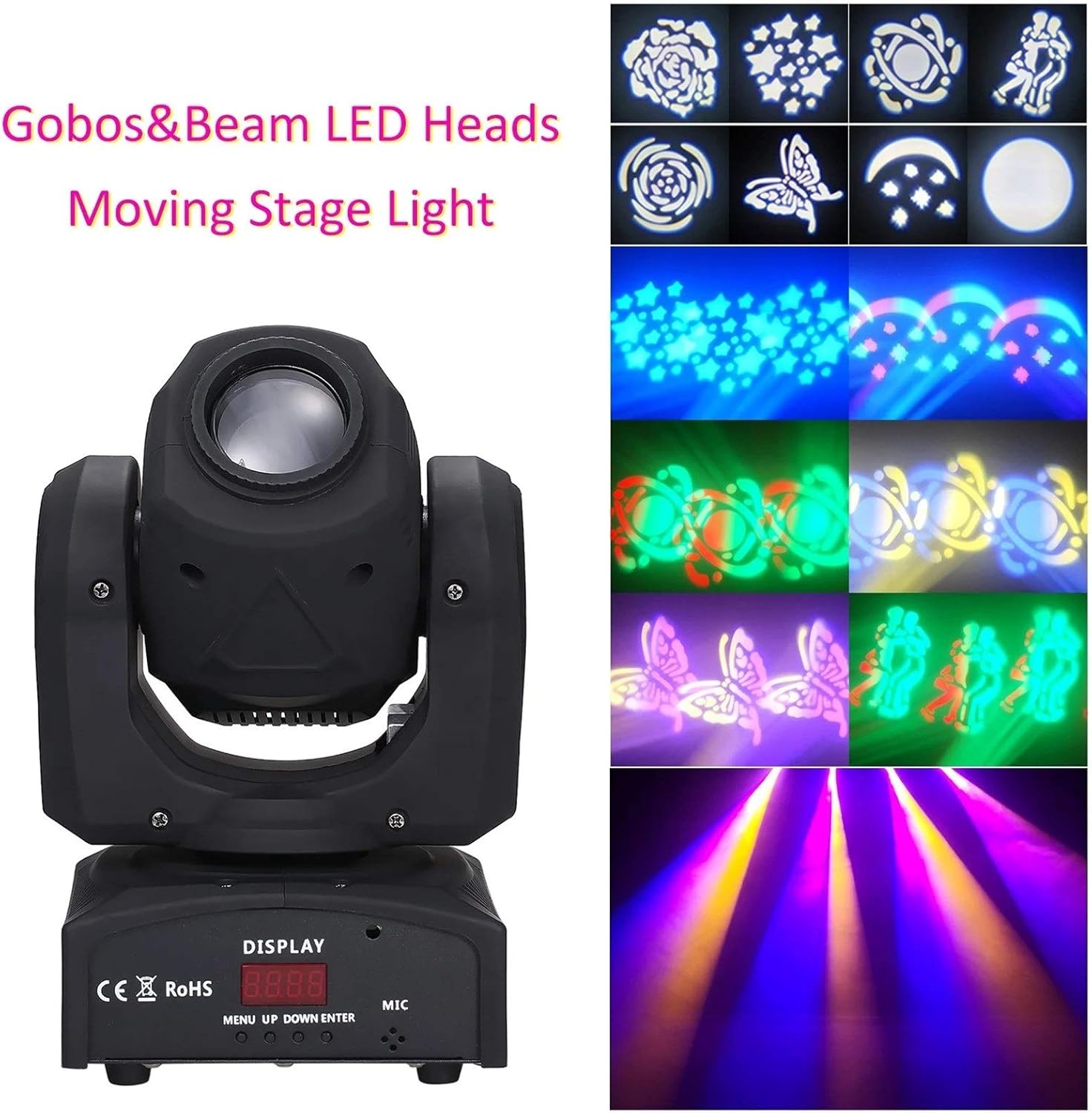 200W COB LED 舞台照明 DMX制御 x 2台 200W COB LED 舞台照明 DMX