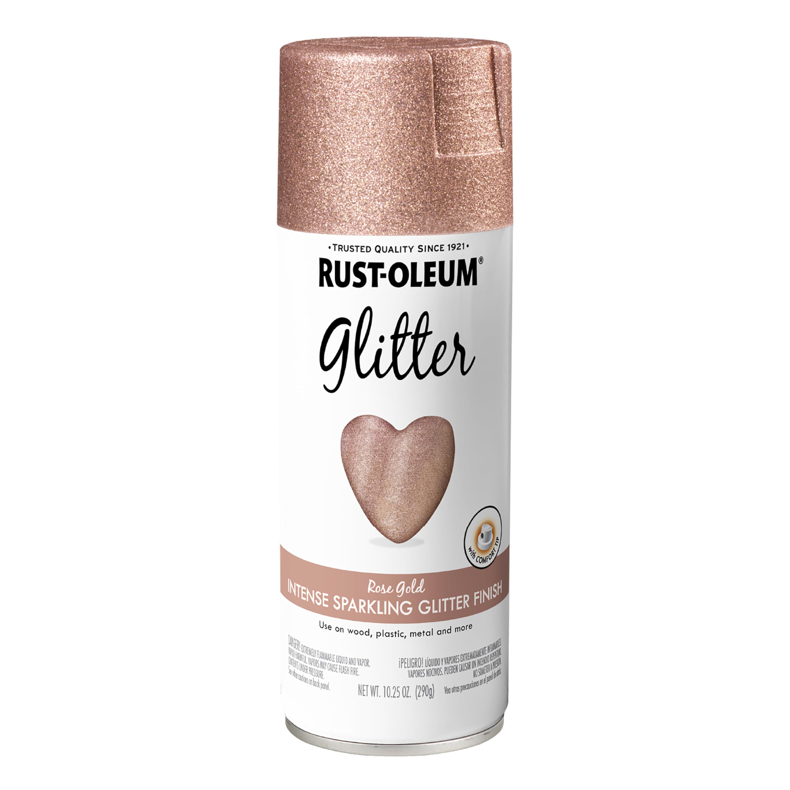 Rust-Oleum Glitter Rose Gold Spray Paint