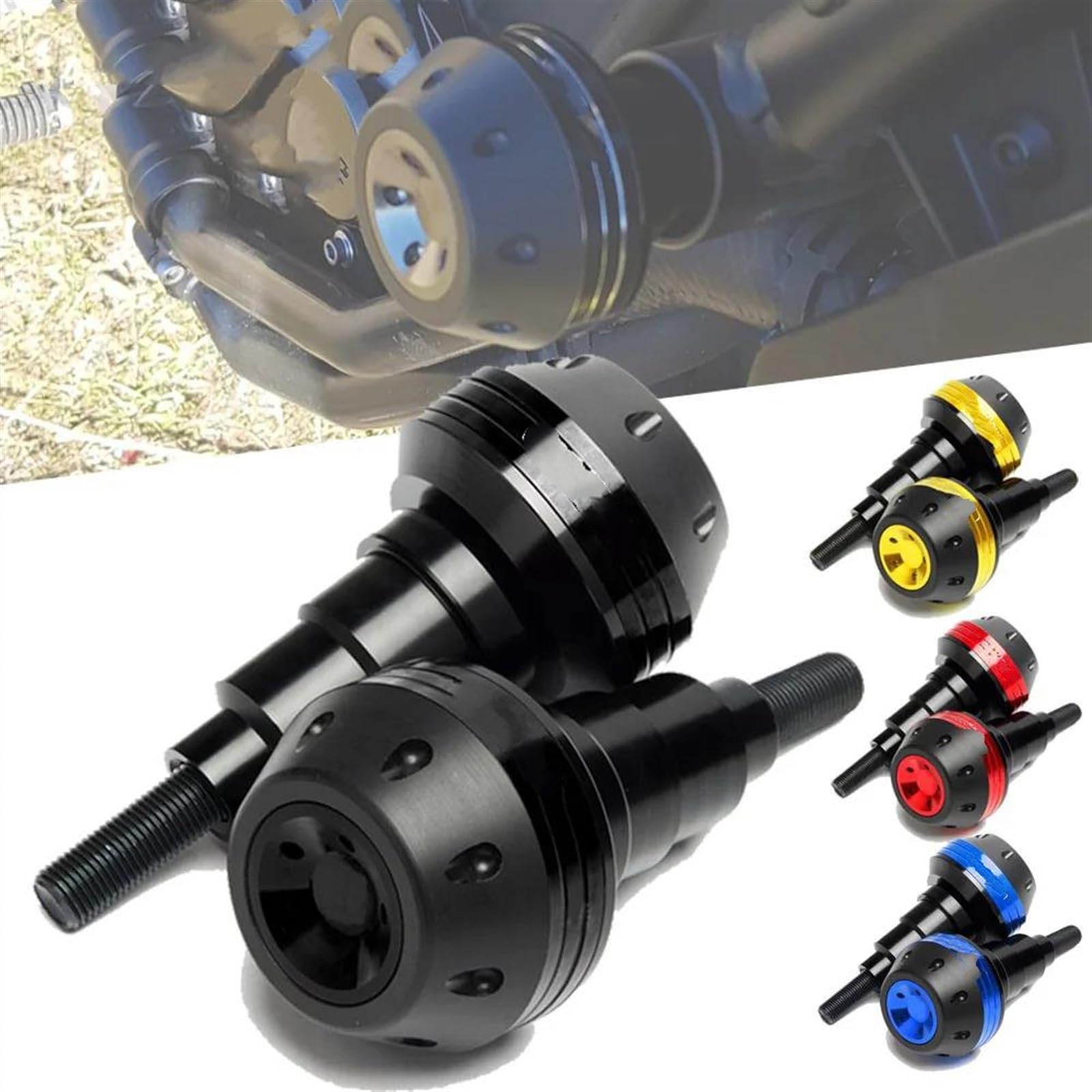 Sliders Anti-chute Yamaha MODEER Sliders De Cadre Pour Yamaha XSR700 2016-2024 - Protection Anti-Chute Noir Protection Collision