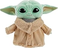 Mattel Star Wars Grogu Plush with Beskar Armor, Soft Doll Inspired by Star Wars Mandalorian Book of Boba Fett, Collectible Toy