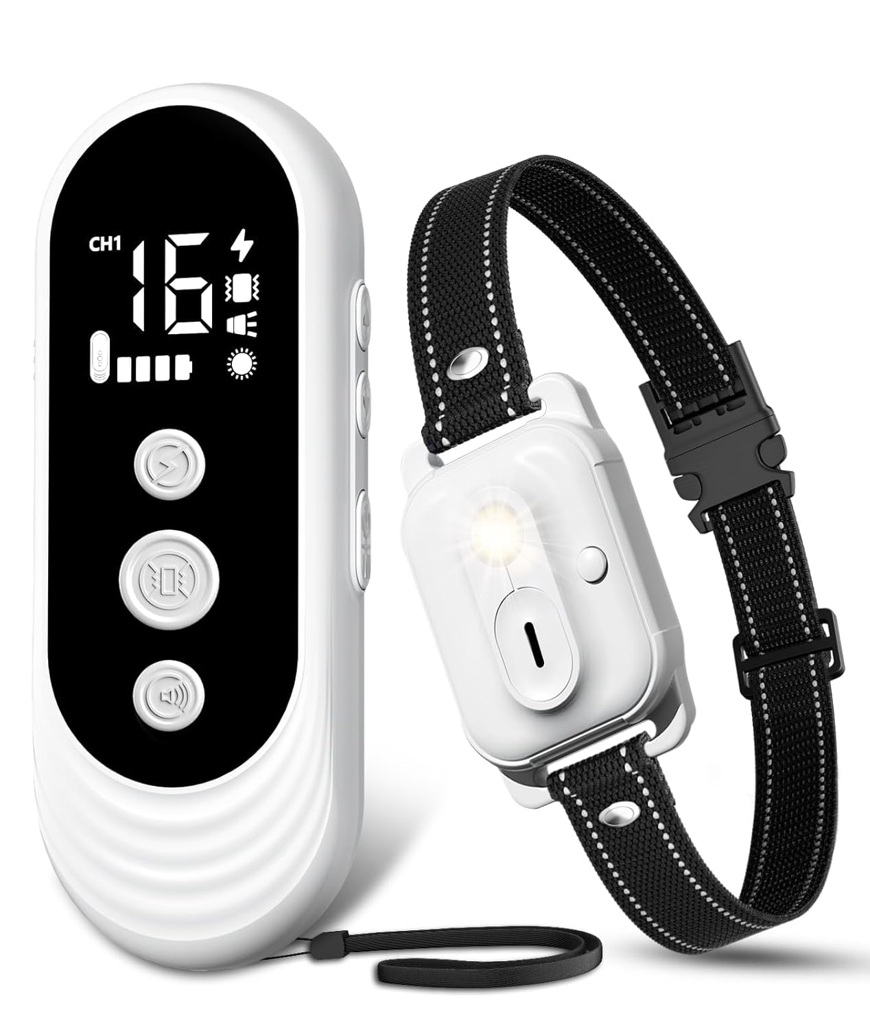 Dog Training Collar with Remote Control 3300FT Rechargeable Shock Dog Training Collar for Small Medium Large Dogs IPX7
