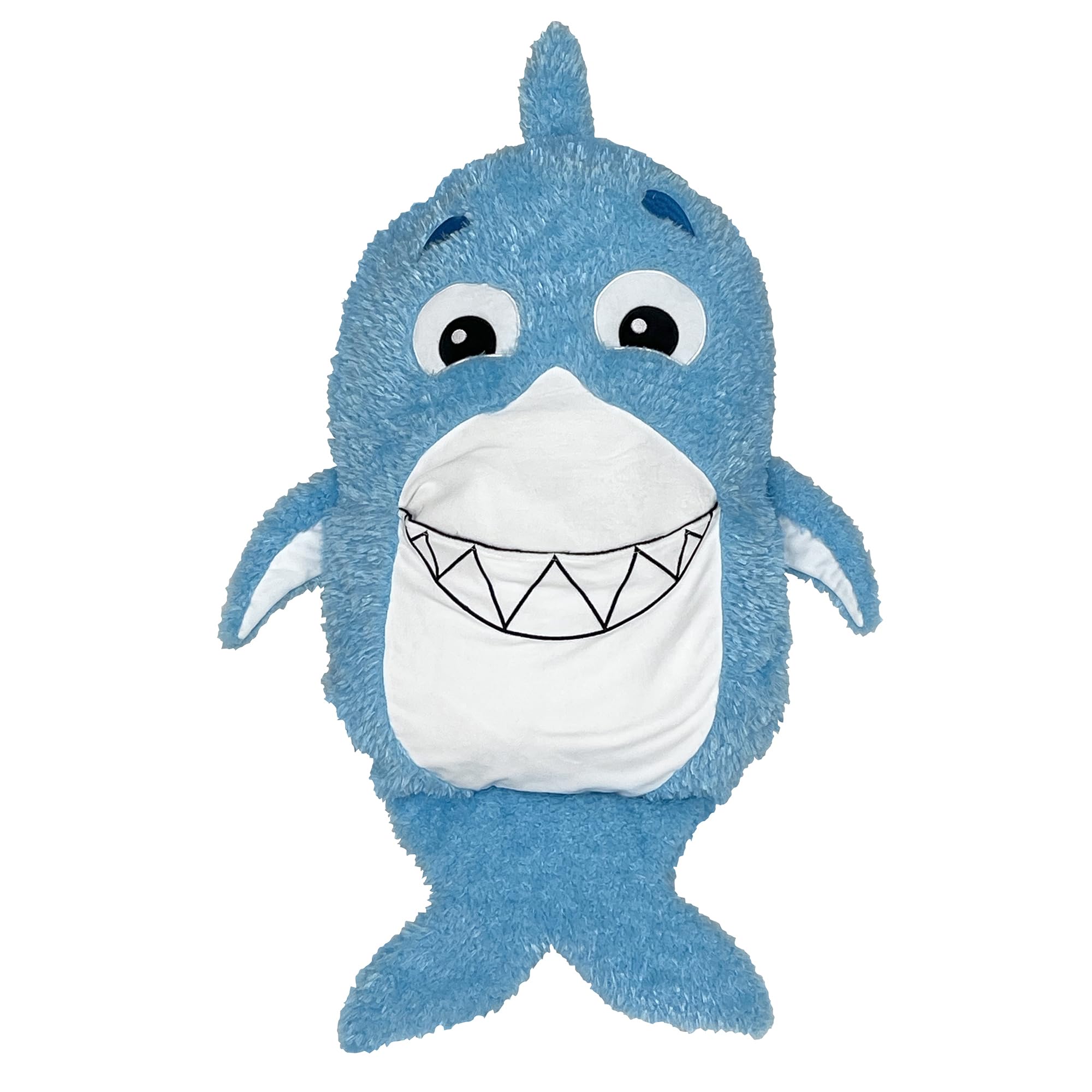 PaintEyezPosse SeaBassProps クッション Amazon.com: Shamzees: Shark - Blue - Plush Pillow Cover, Soft