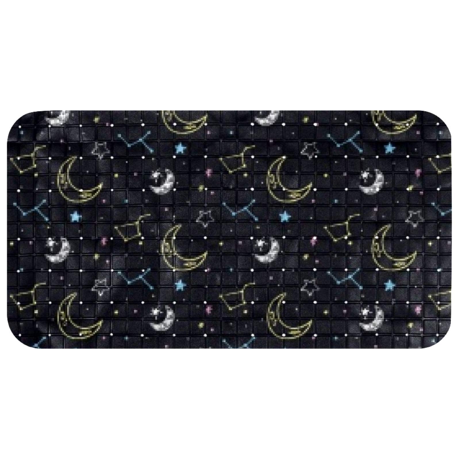 Tapis de bain original nuit et lune pour le bain des bébés 60x35 cm