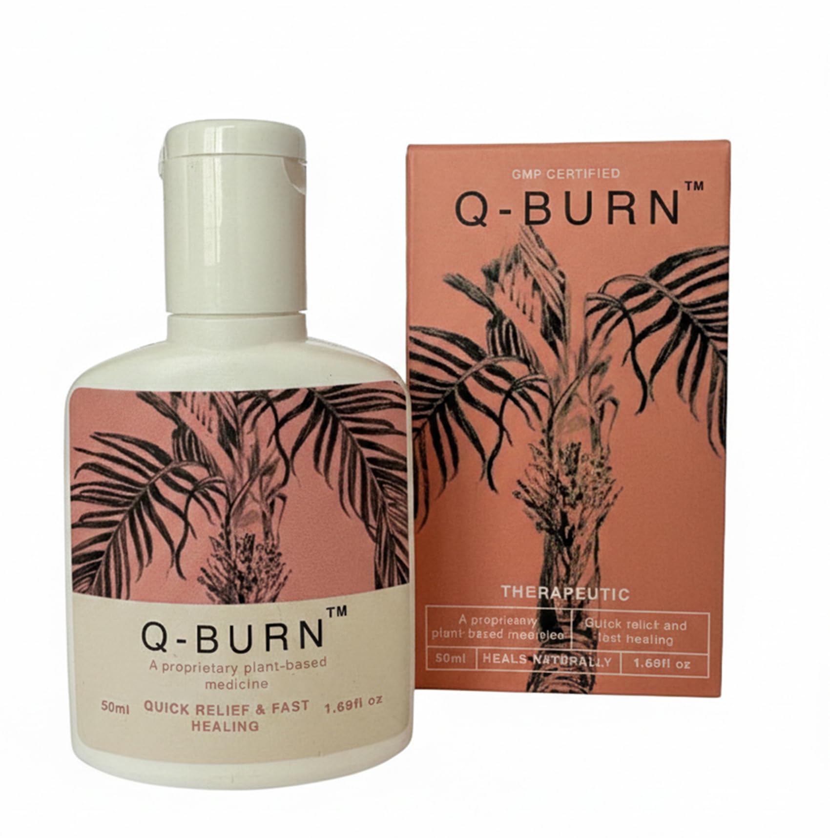 Generic,Q-BURN: Burn oil, Qburn, medicated oil that soothes the excruciating pain of burn wounds, heals without leaving scars, prevents wound infection, 100% natural — Amazon image 2