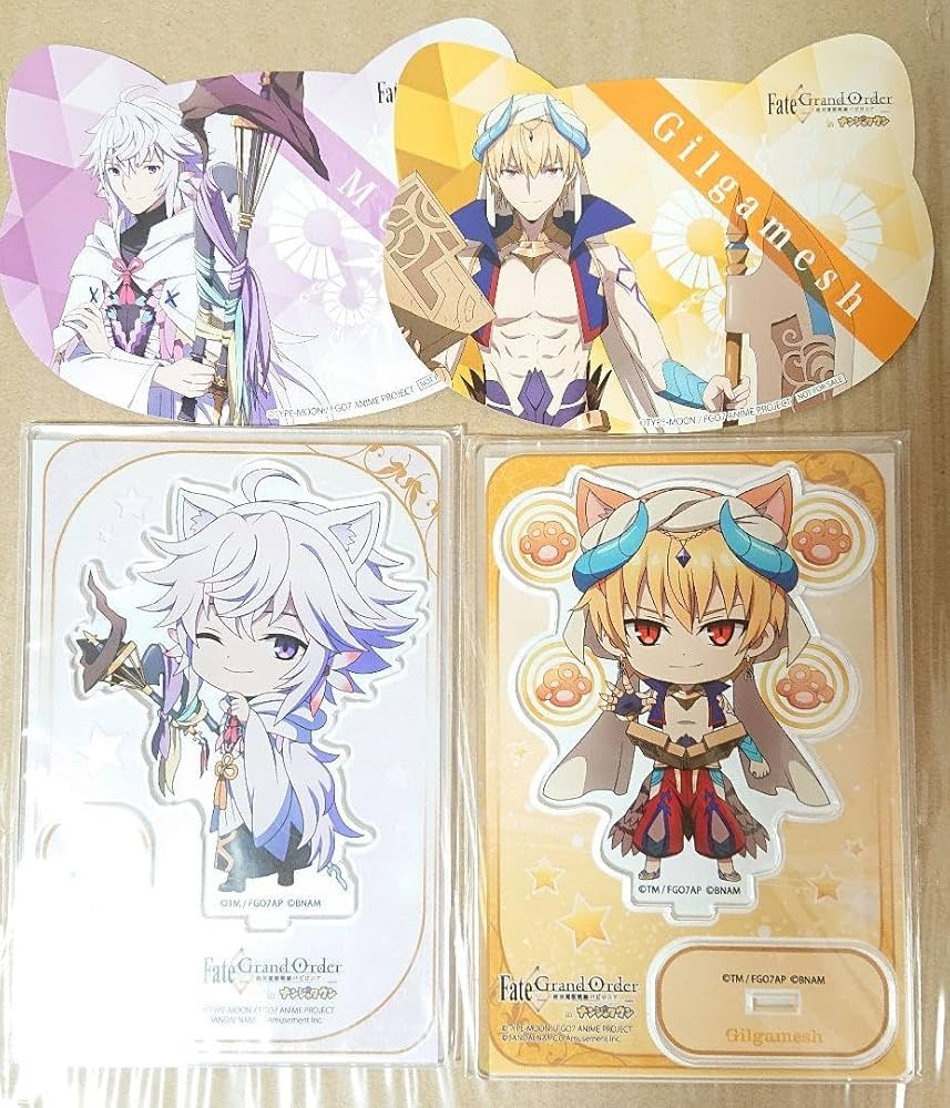 Amazon.co.jp: Fate ギルガメッシュ マーリン ミニキャラ