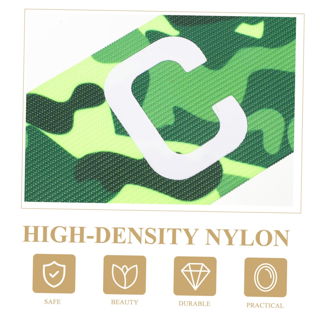 Abaodam Fascia da di Calcio Manica della Fascia Elastica del Braccio Sport Fascia da Elastico da Calcio Fascia da Junior Capitani Bande Nylon