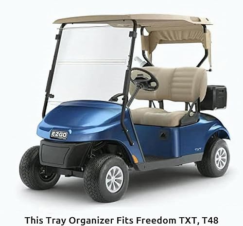 Miniatura 4 de Huskey - Cesta de almacenamiento frontal para carrito de golf, compatible con EZGO TXTRXV, Club Car DS (2000.5+) PrecedentTempoadelante, Yamaha G29