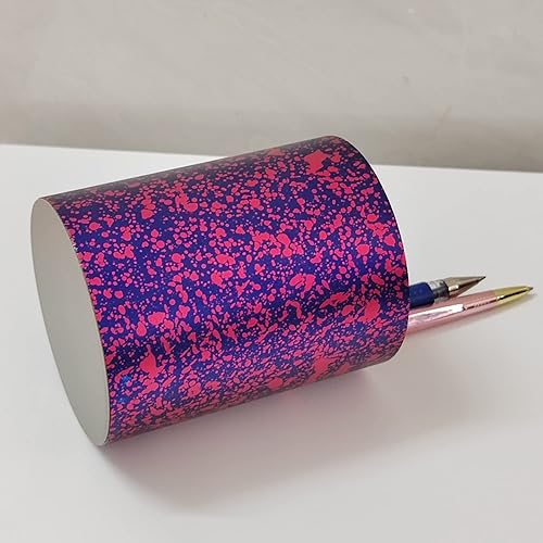 Miniatura 6 de HAODEXING Portalápices para escritorio, soporte de metal para bolígrafos de escritorio, soporte para brochas de maquillaje, taza para lápices,