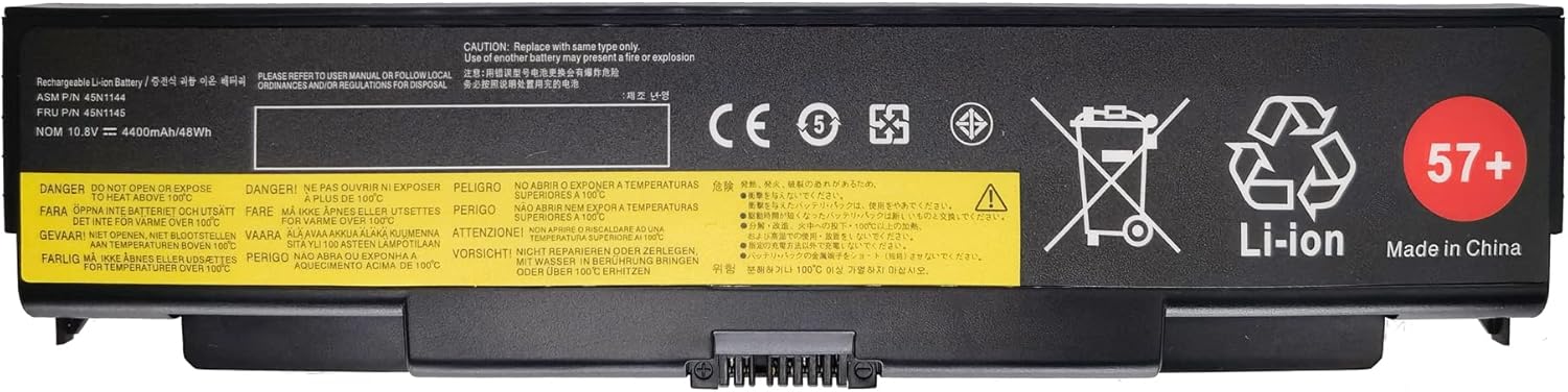 45N1144 45N1145 Laptop Battery Replacement for Lenovo ThinkPad T440P W540 L540 L440 W541 T540P 0c52864 45N1150 45N1151 45N1153 45N1152 10.8V 48Wh