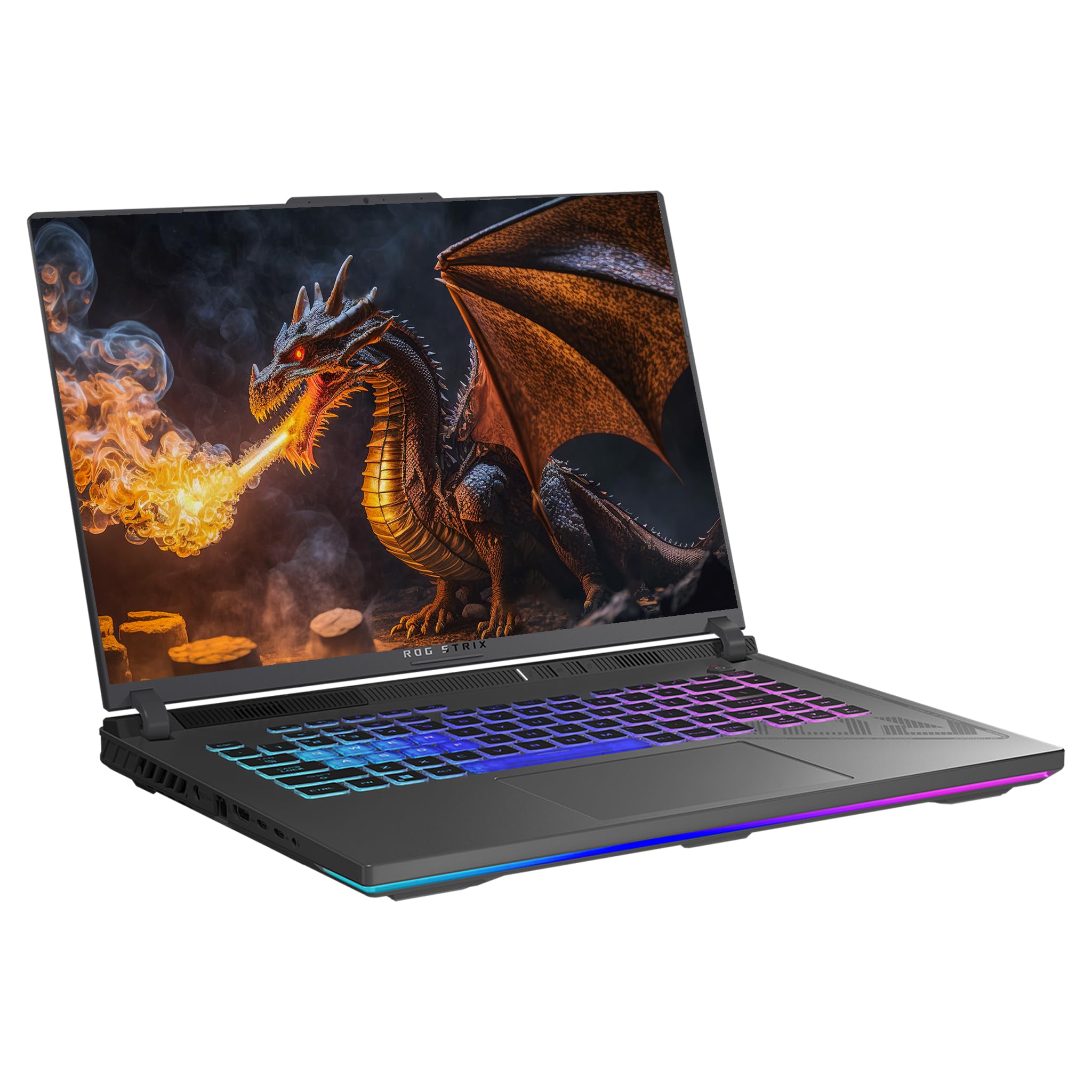 ASUS ROG Strix G18 Gaming Laptop, AMD Ryzen 9-8940HX, 64 GB DDR5 RAM, 2 TB PCIe SSD, 18" 2.5K (2560x1600) 240Hz Display, Nvidia G-Force RTX 5060, Tastiera RGB retroilluminata a 4 zone, W11 Home