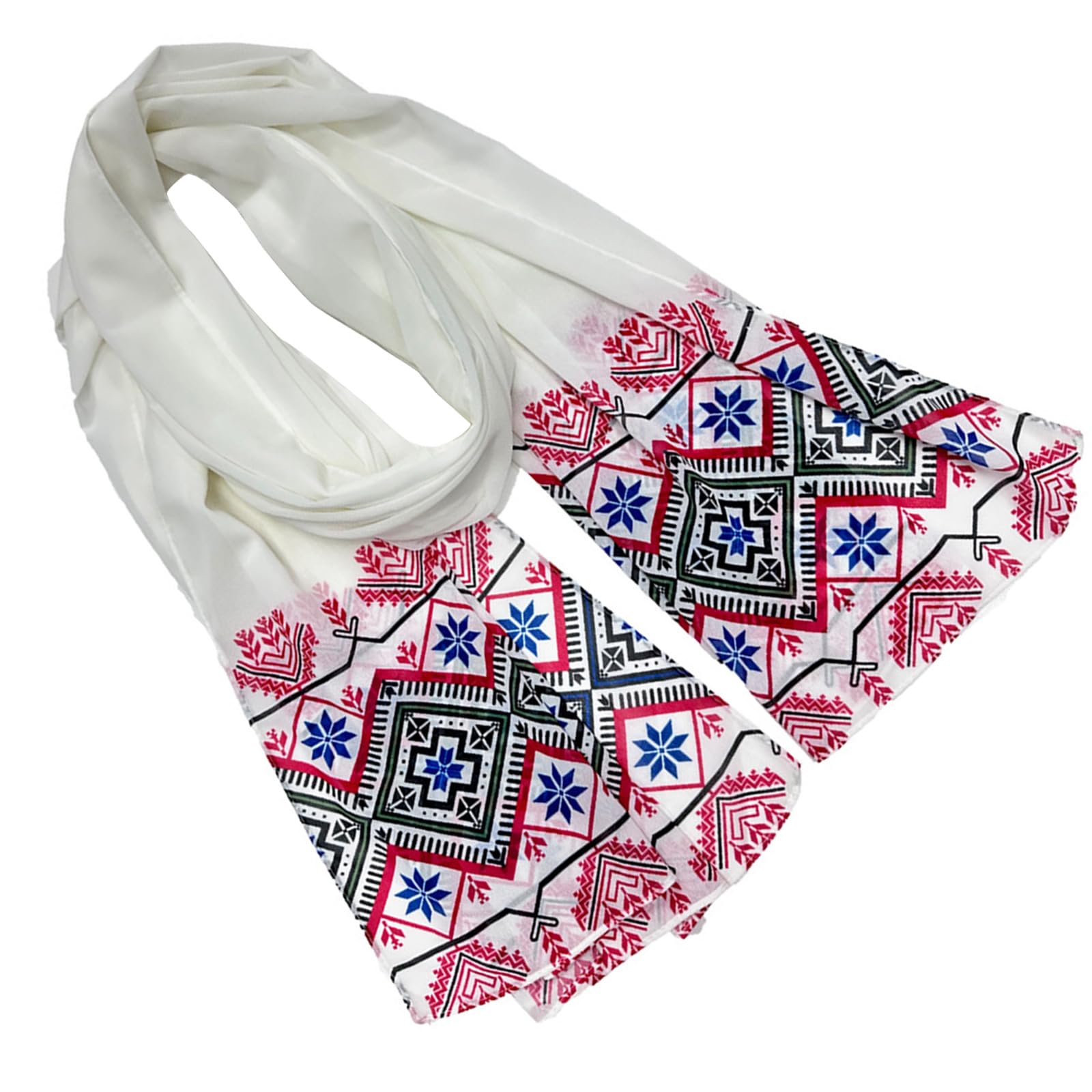 Chenxi StudioWomen Kaftan Hijab Scarf Checked Printing Shawl Malay Headscarf Adult Desert Hijab Headscarf Turban Hairwrap Headcover