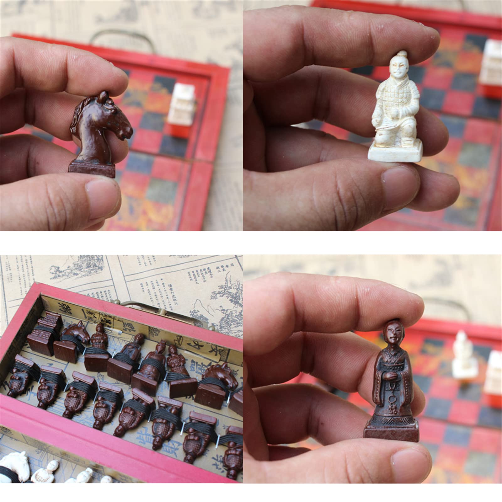 Amazon.com: MWNAGO Vintage Chinese Chess Terracotta Warrior 32