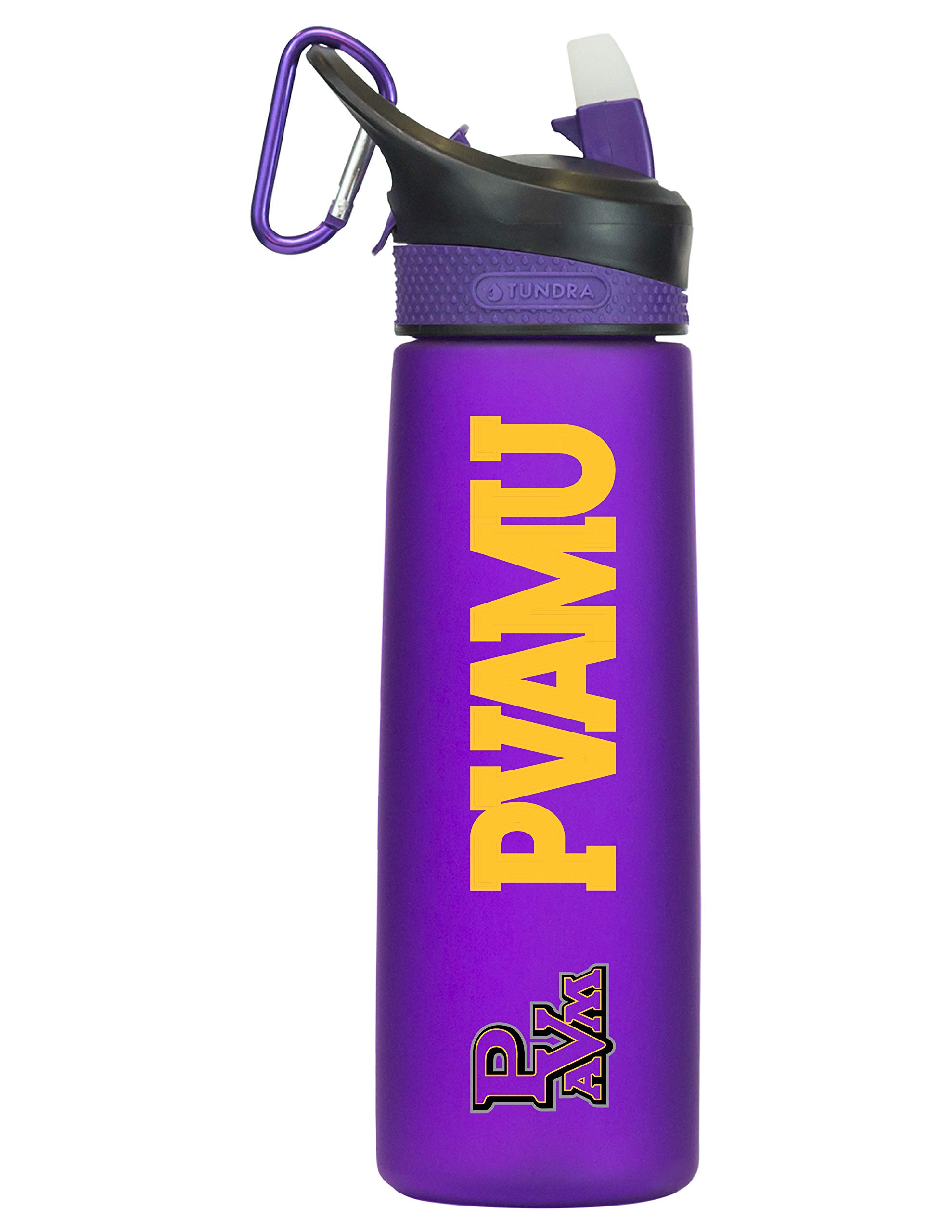Prairie View A&M University Tritan Plastic Frosted Sport Bottle, Design-3 - Purple