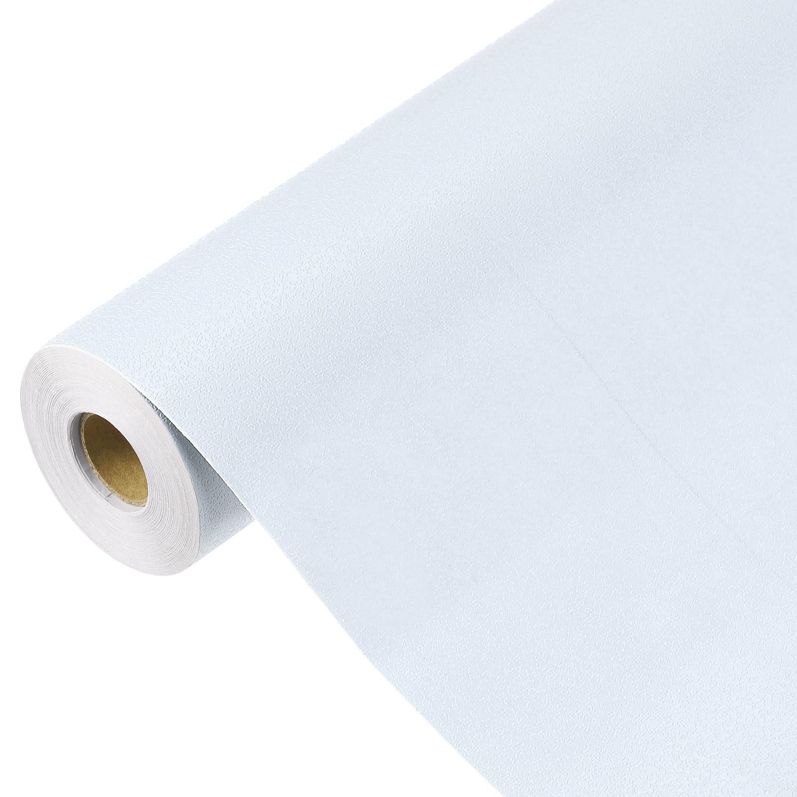 uxcell 590" x 23.6" Pale Blue Wallpaper, Peel and Stick Wallpaper, Pale Blue Contact Paper Solid Color Vinyl Self-Adhesive Wall Paper Decorative for