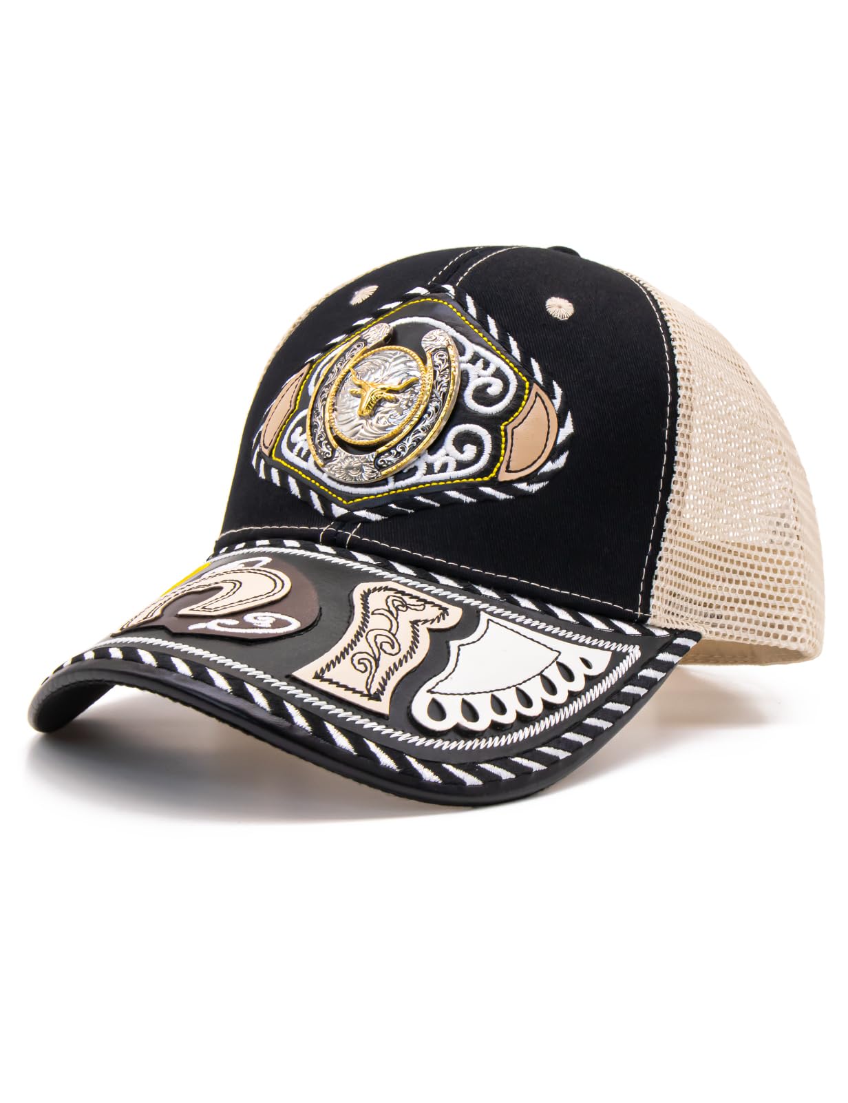 TOPACC Western Trucker Hat for Men Women Cowboy Country Hat Snapback Cap