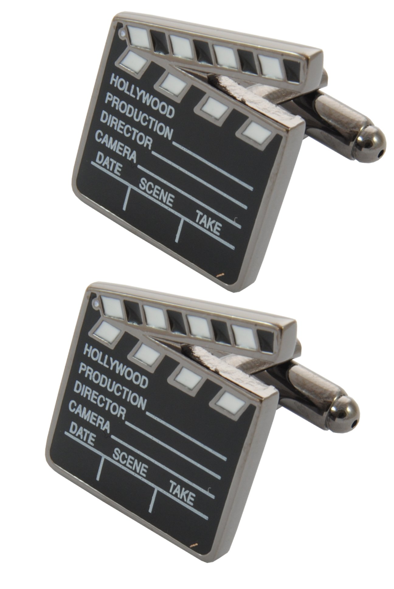 COLLAR AND CUFFS LONDONLuxury Cufflinks for Men with Presentation Gift Box - Solid Brass - Music and Film