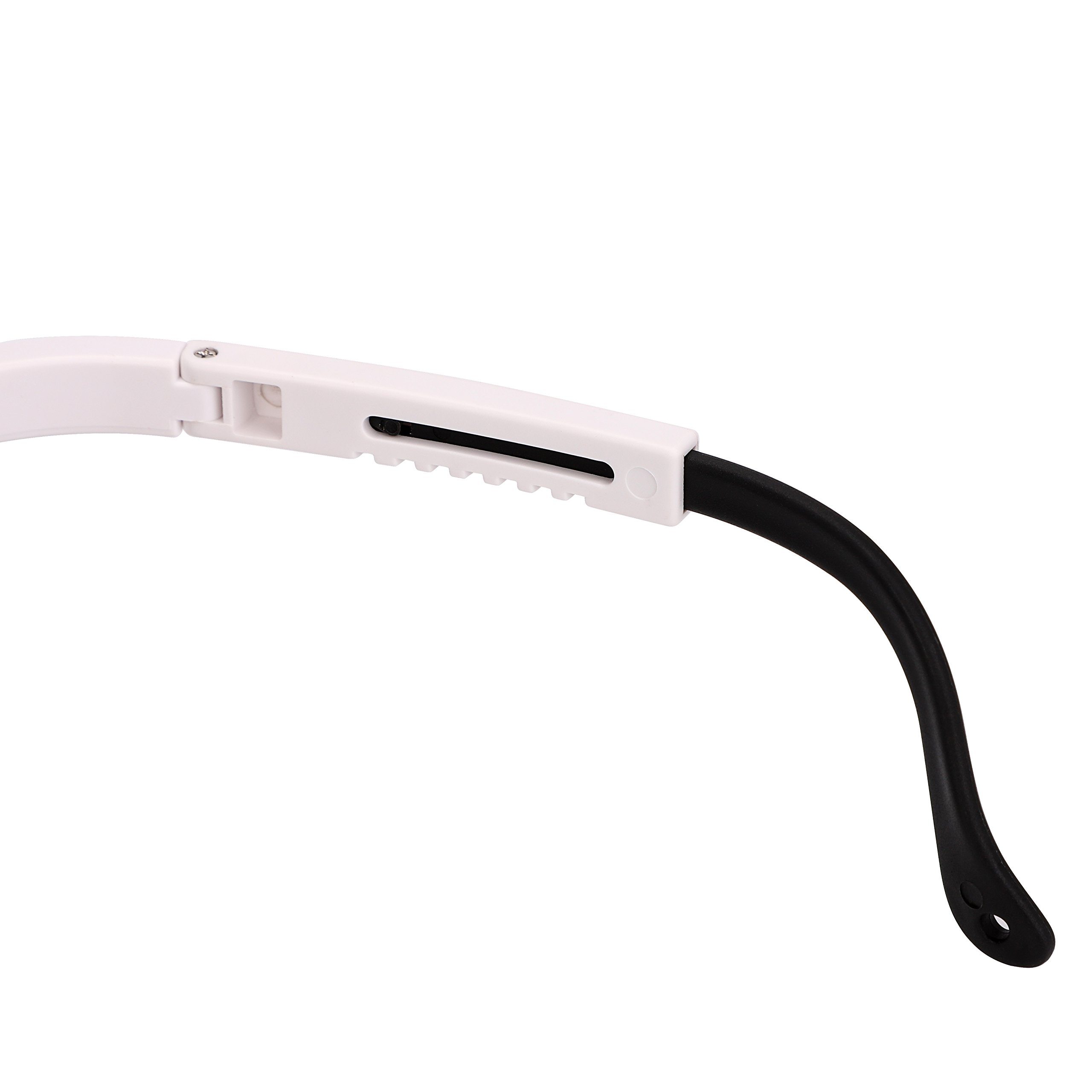Gafas de Ojo Lupa Cabeza con Lupa Auriculares Iluminado LED Lupa Luz Manos Libres Lupa Lectura Lupa con Lente de Aumento 8X 15X 23X para Reloj de joyería
