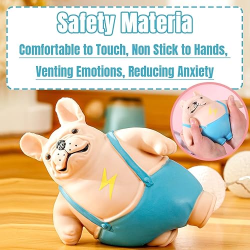 Miniatura 10 de Divertidos juguetes de liberación y descomprimir, figura de animal elástica y juguete para aliviar el estrés para adultos y adultos, sensorial para