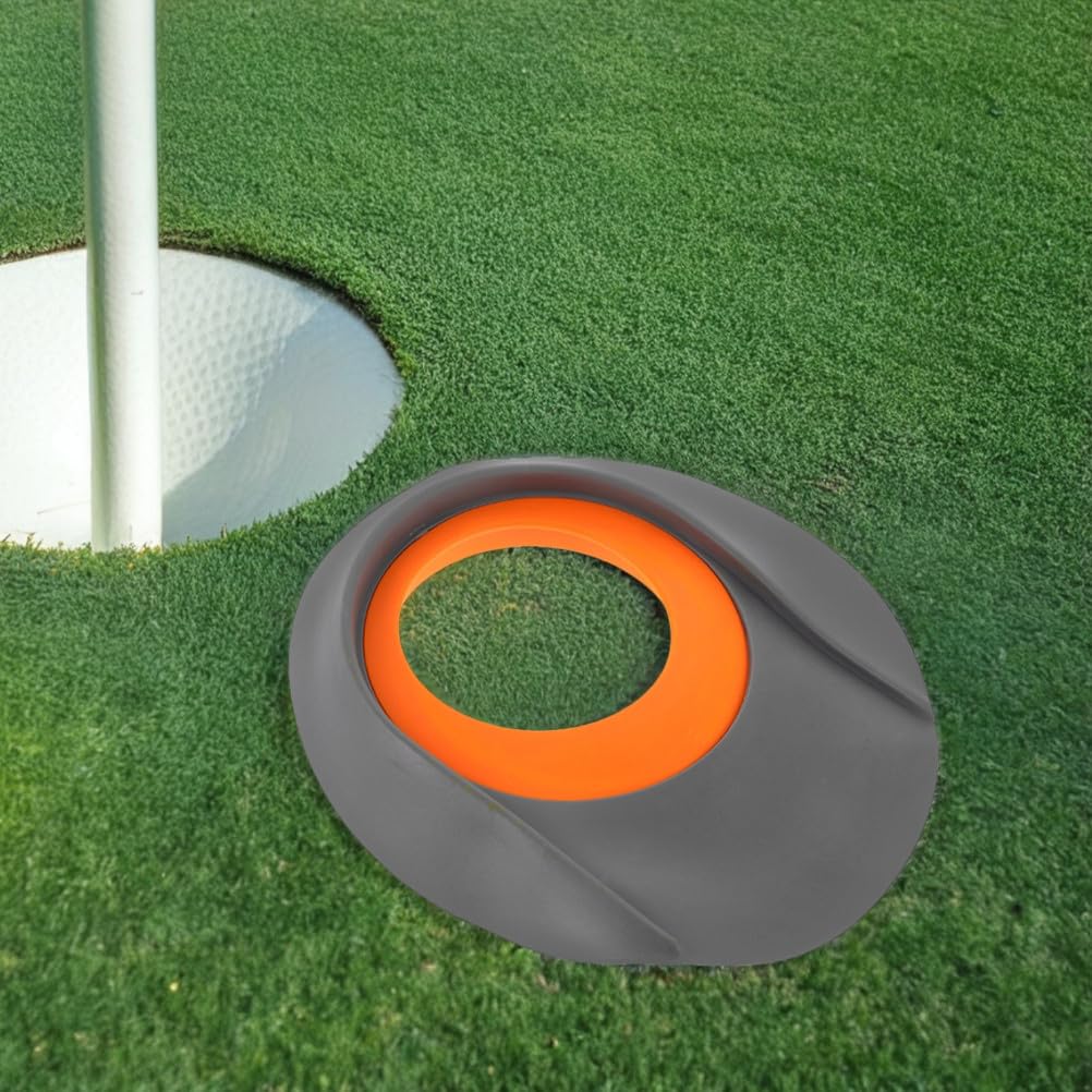 Juego de 4 Copas de Práctica de Putting de PVC para Entrenamiento Realista de Golf en Interiores y Exteriores