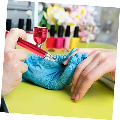 Miniatura 9 de EXCEART Juego de aerógrafo de alta presión de pluma de aerógrafo modelo de pintura de aire del coche compresor de aire cepillo de aire arte