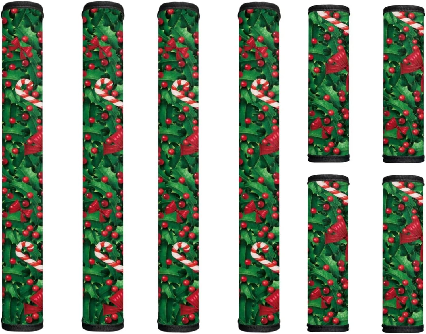 Fridge Door Handle Covers Set of 8, Anti-Fingertips Dust-Proof Stain Resistant Protector for Microwave Oven, Suitable for Home Kitchen Decoration Women Gift, Butterfly Sunflower Retro