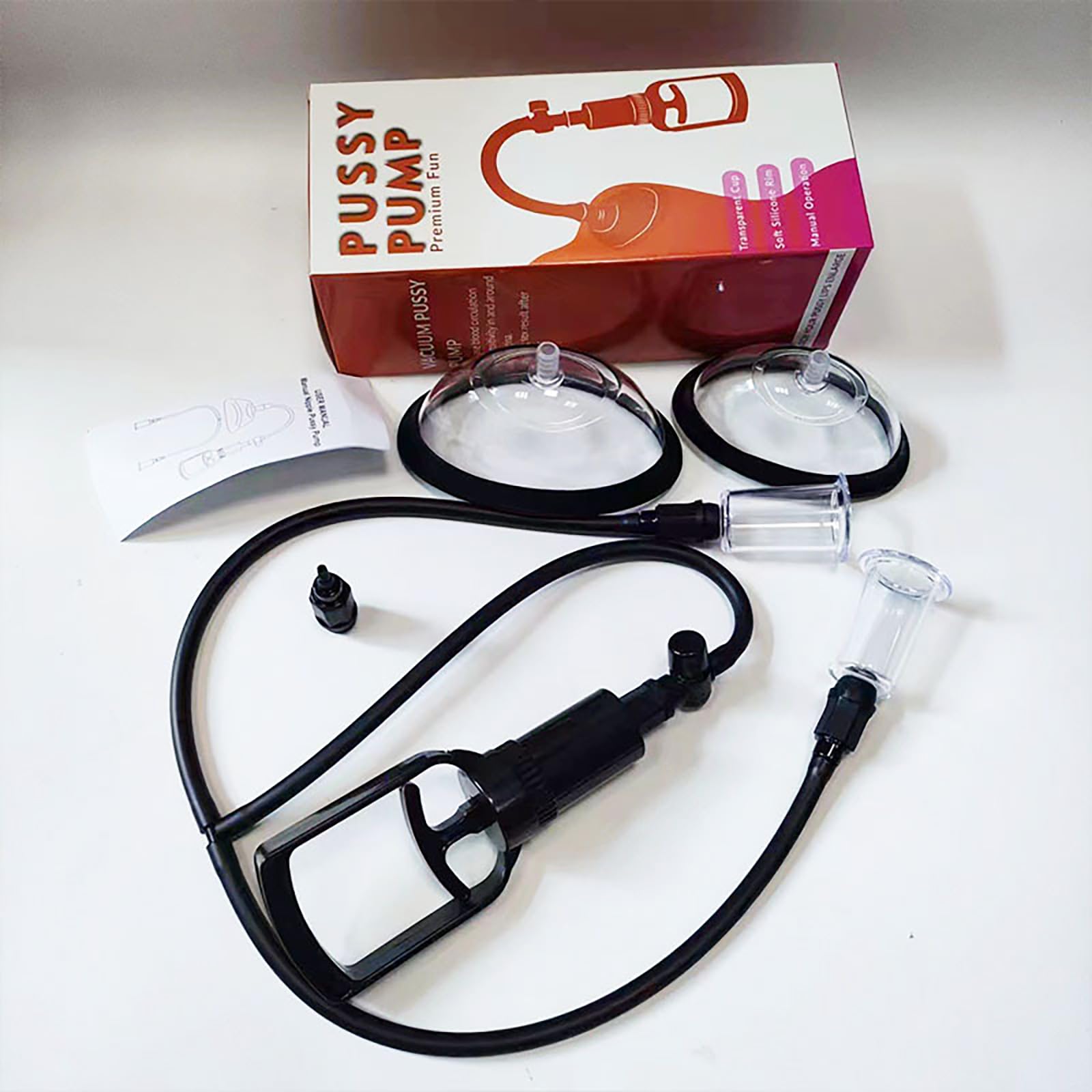 Pompes à Tétons Vagin Femme Tétine Suceurs De Clitoris Stimulant Chatte Agrandisseur Sein Masturbation Toys Sextoys Pour Femmes Solo (Vaginal Nipple Pumps)