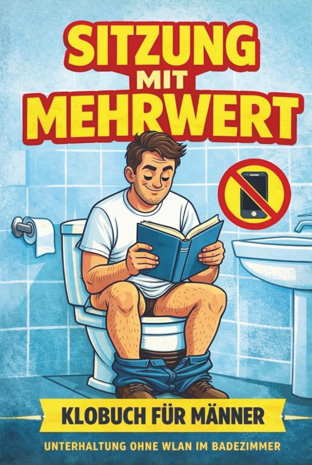Sitzung mit Mehrwert: Klobuch für Männer – Unterhaltung ohne WLAN im Badezimmer