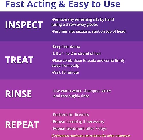 Miniatura 3 de Zap Lice Treatment Extra Strength - Lice Shampoo That Kills Eggs and Lice - Lice Kit Comb Included 4 FL OZ