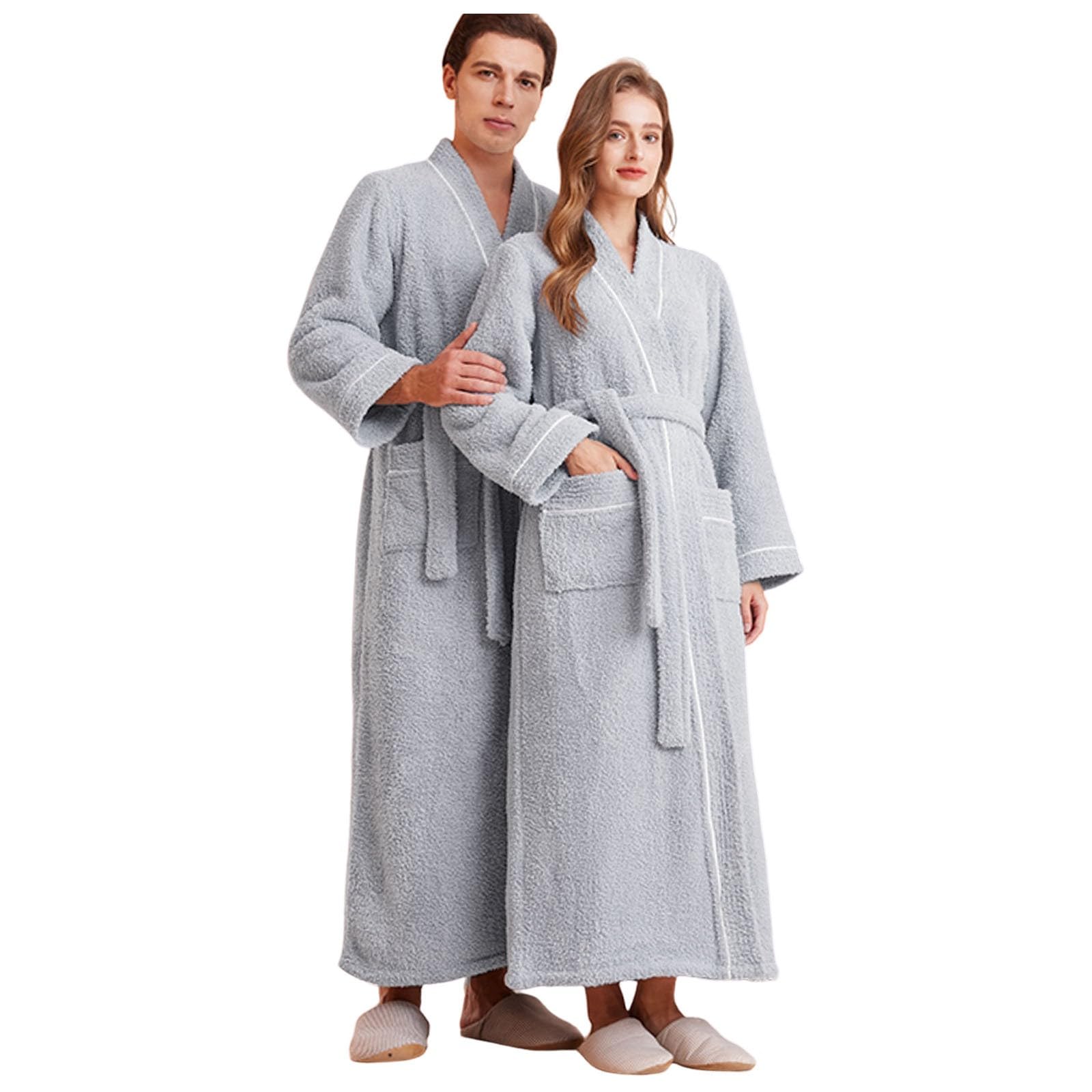 Accappatoio Spugna, Accappatoio Unisex da Donna E Uomo Accappatoio Cotone Accappatoio Piscina Palestra Morbido E Assorbente, Asciugatura Rapida Accappatoio Personalizzato Vestaglia Uomo Invernale