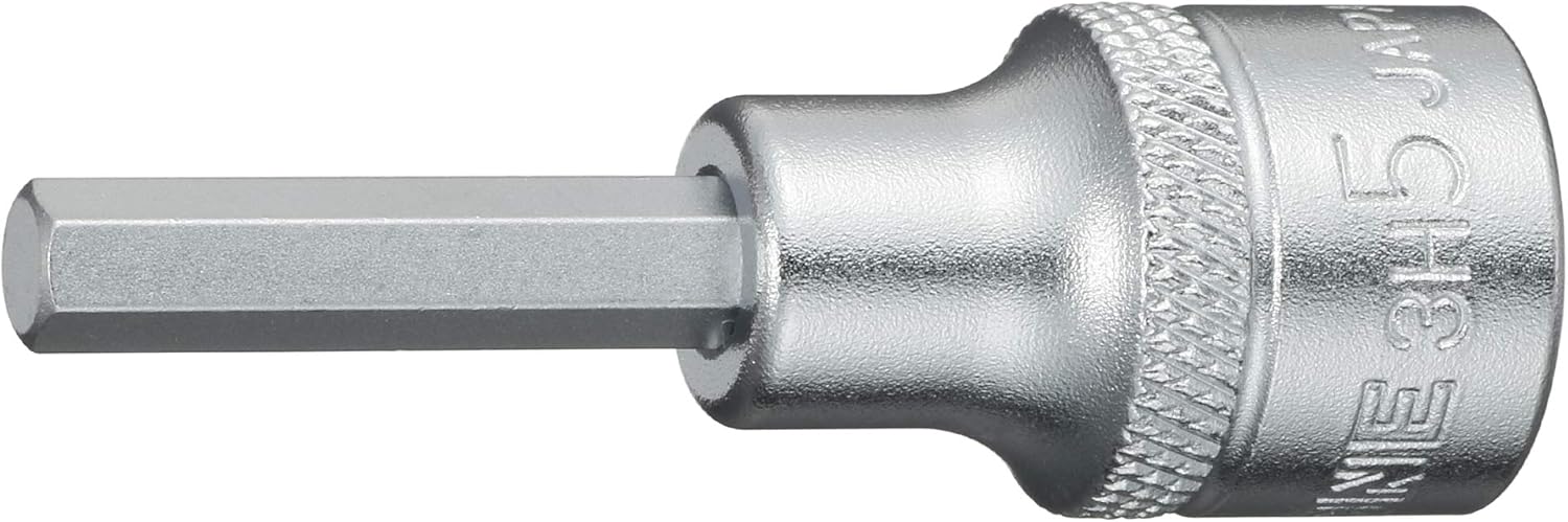 TONE Hexagon Socket HP3H-05 Drive Angle 3/8 mm (0.3/8 mm), Width 2.0 inches (5 mm)