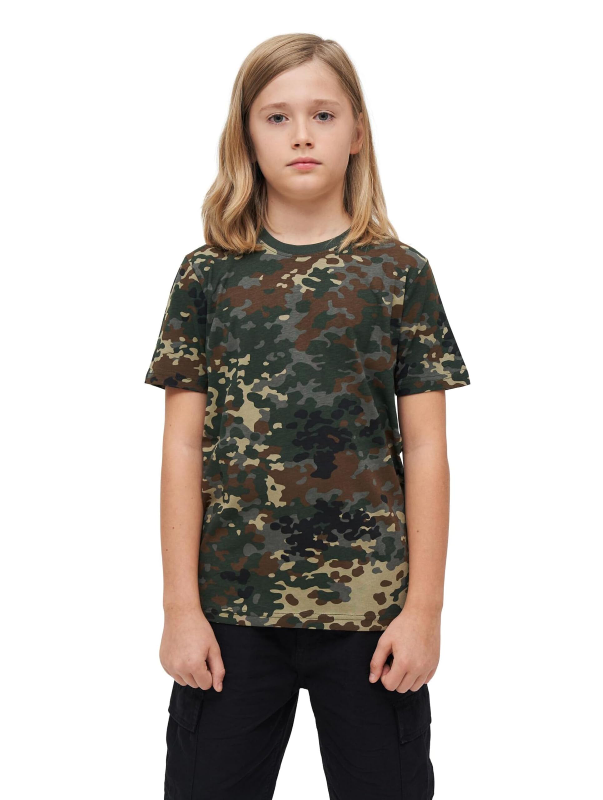 Brandit Kids T-Shirt, color: flecktarn, size: S 122