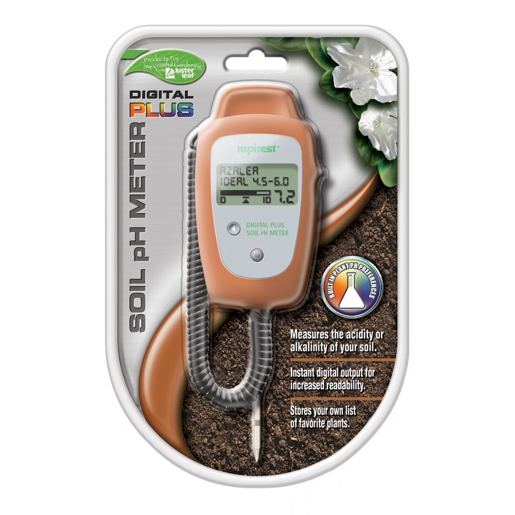 Luster Leaf 1847 Rapitest Digital Plus Soil pH Meter