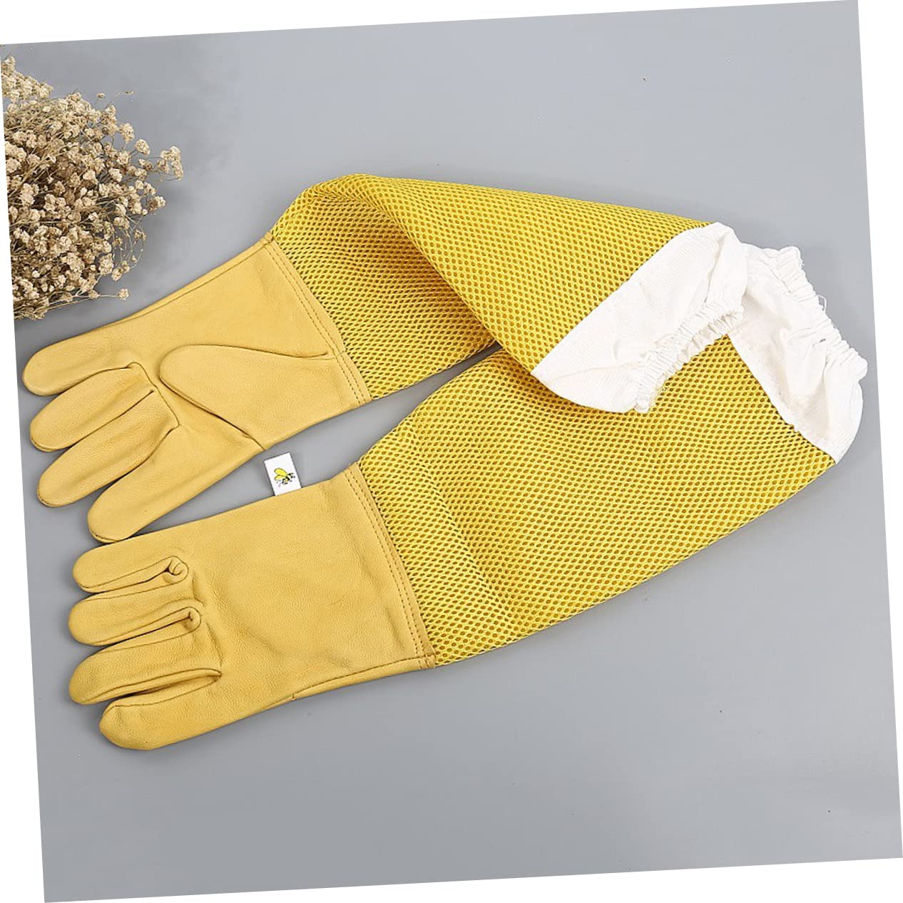 3stücke Spezialhandschuhe Für Bienenzucht Schafsleder Stichfest Und Zubehör Für Imker Für Sicheres Arbeiten Mit Bienen