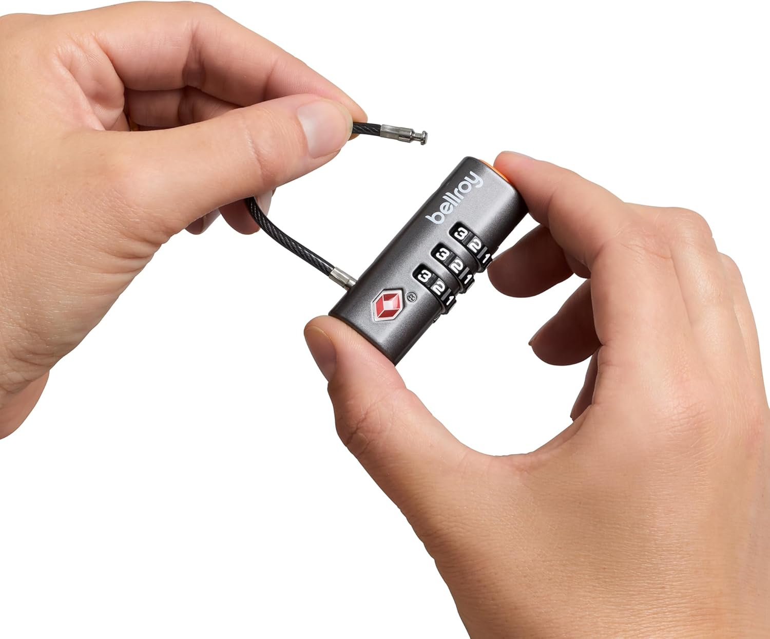 Bellroy Travel Lock Duo (Set of 2 TSA Luggage Locks with Flexible Fit and Combination Function) - Graphite