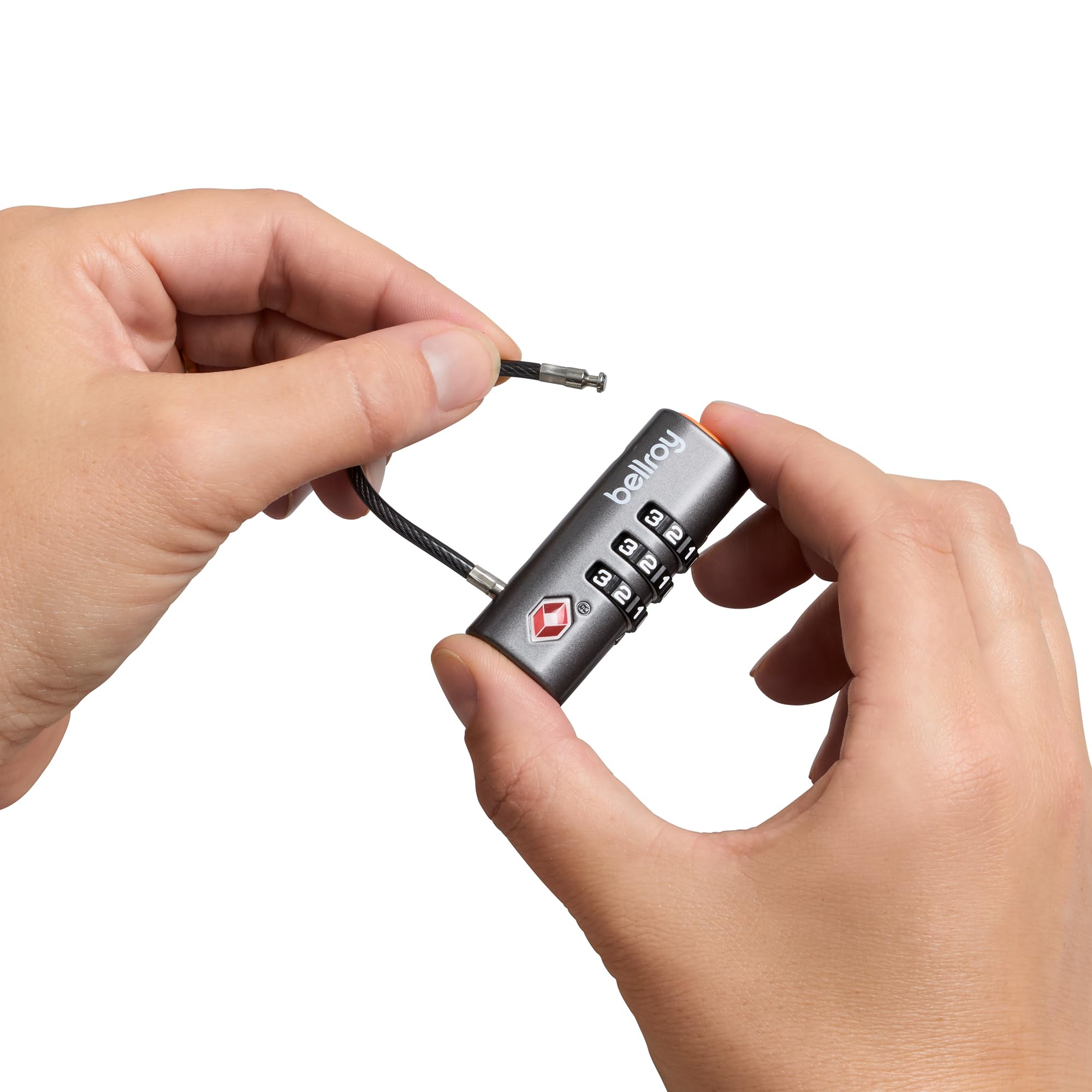 Bellroy Travel Lock Duo (set di 2 lucchetti TSA per bagagli ampiamente adattabili e con combinazione) - Graphite