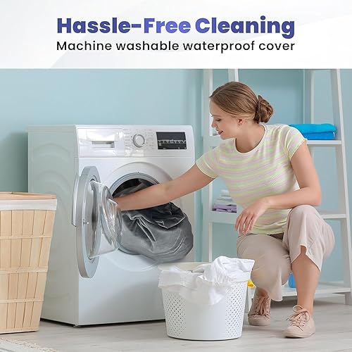 Miniatura 6 de Matrix Air Cell Memory Foam Camping Mattress Pad - CertiPUR-US Foldable Floor Mattress for Adults - Car Roll Up Mattress Sleeping Pad - Portable