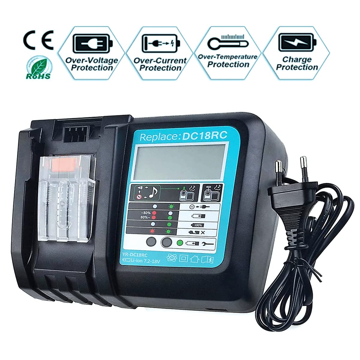 18V 5AH Ersatzakku BL1850B LXT L-on Für Makta BL1860B BL1840 DC18RC 18V 5AH Ersatzakku BL1850B LXT L-on Für Makta BL1860B BL1840 DC18RC