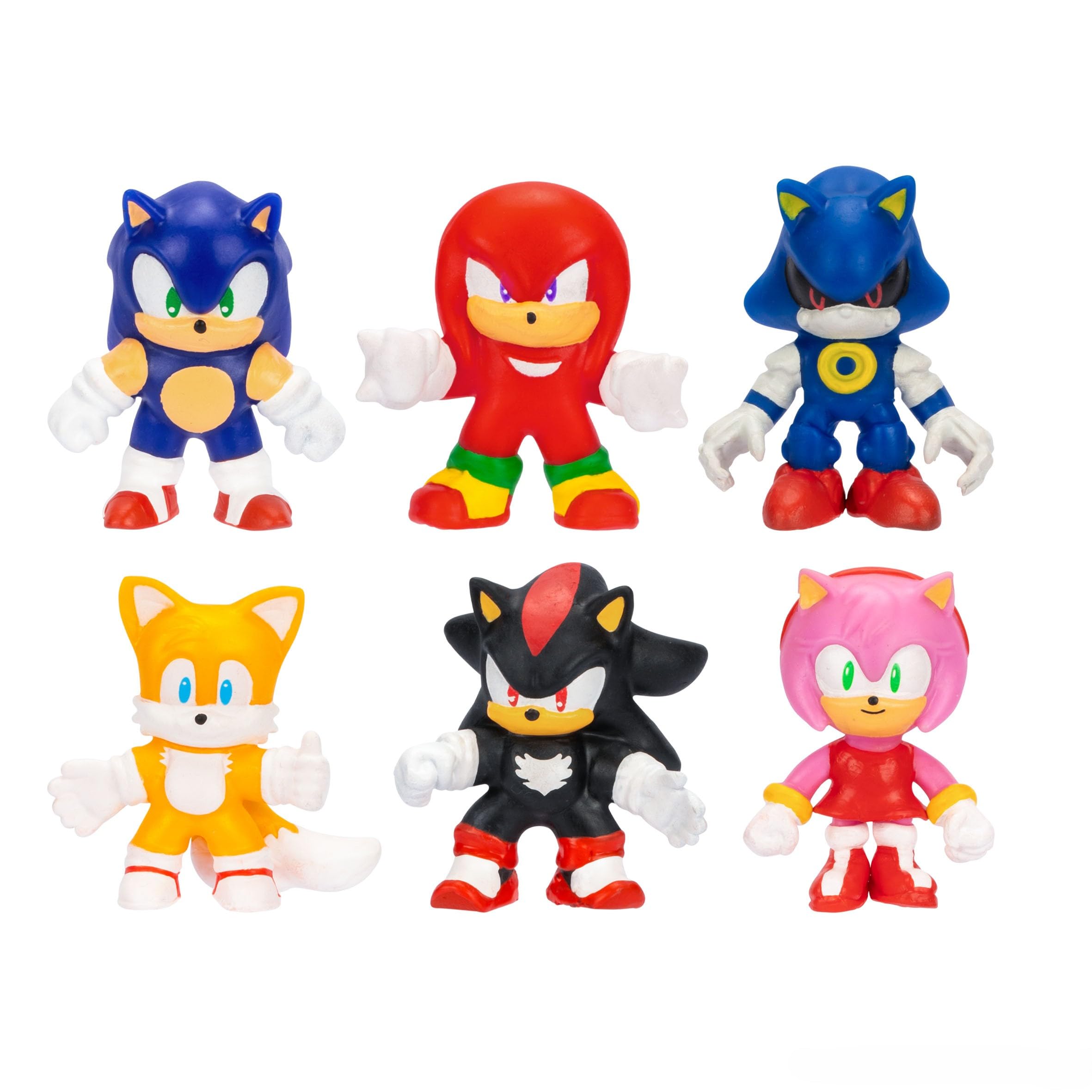 Heroes of Goo Jit Zu Minis Sonic the Hedgehog 2.5-Inch Stretchy Squishy Collectible Character Figures, Styles May Vary