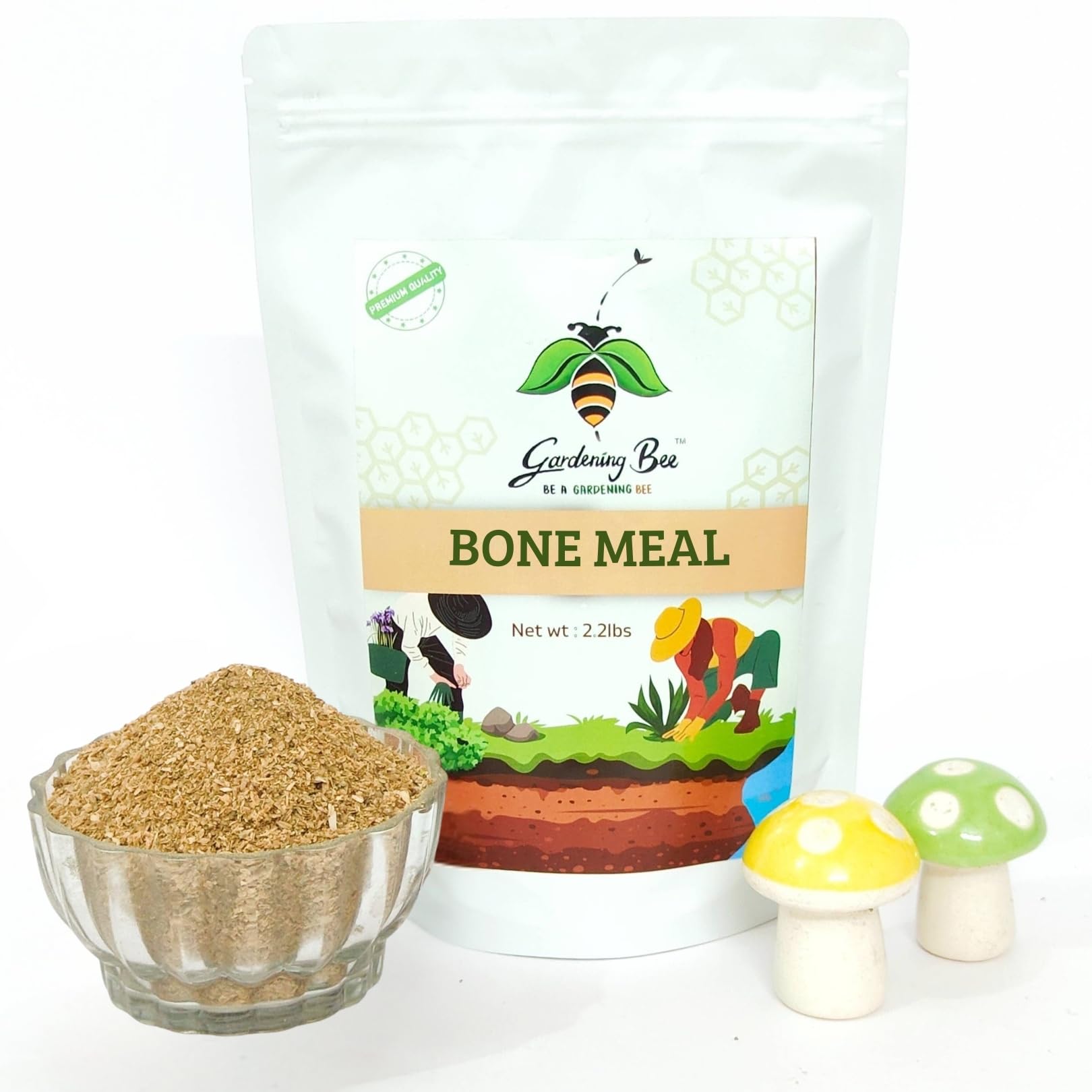 Bone Meal Powder (900 G) Manure for Plants, 100% Organic &Natural, Calcium and Phosphorus, Slow Release, Steamed, Sterlised for Terrace, Balcony Garden (900 gram)-image-25