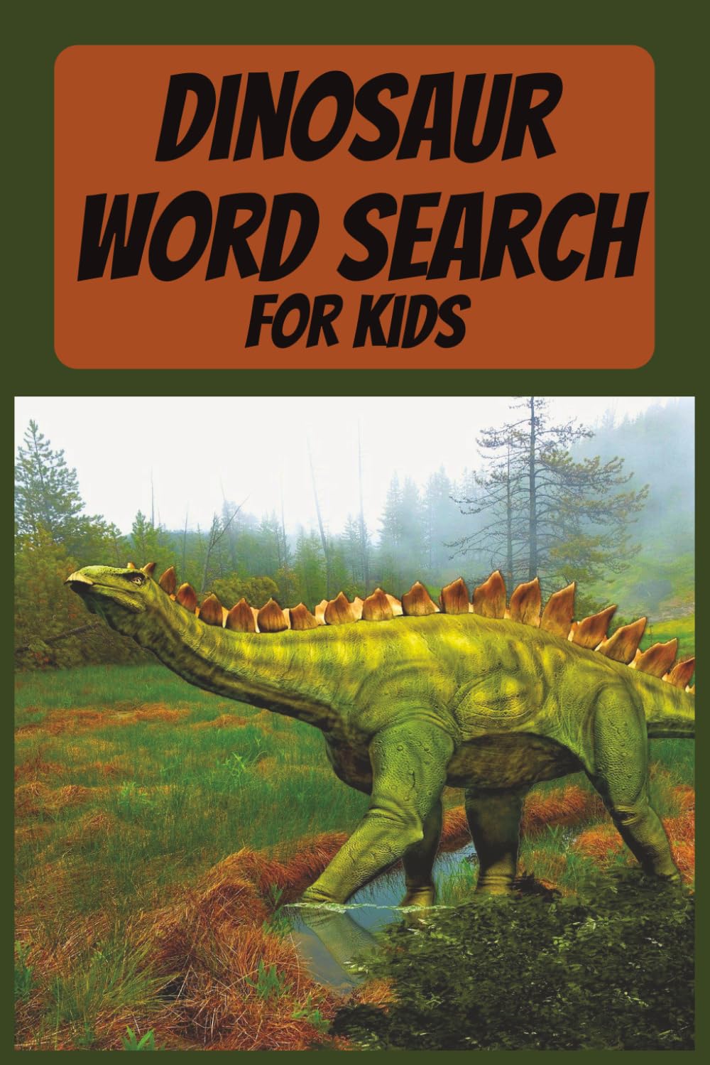 Dinosaur Word Search Book for Kids