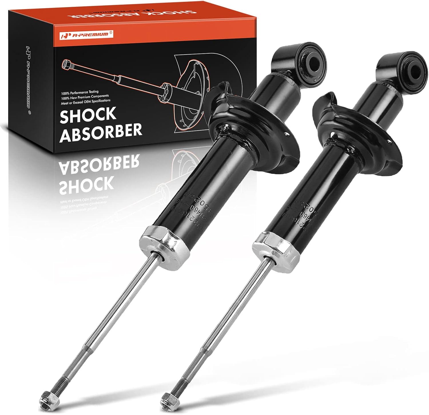 A-Premium Rear Shock Absorber Compatible with Honda CR-V 2002 2003 2004 2005 2006 Driver and Passenger Side