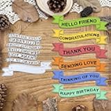 Scrapbooking Die-Cuts, Layer Frame Net Set Metal Cutting Dies for Card Making, Paper Craft Punch Template, Background Embossing Stencils, DIY Album Décor (Banner Combination-10.3x9cm)