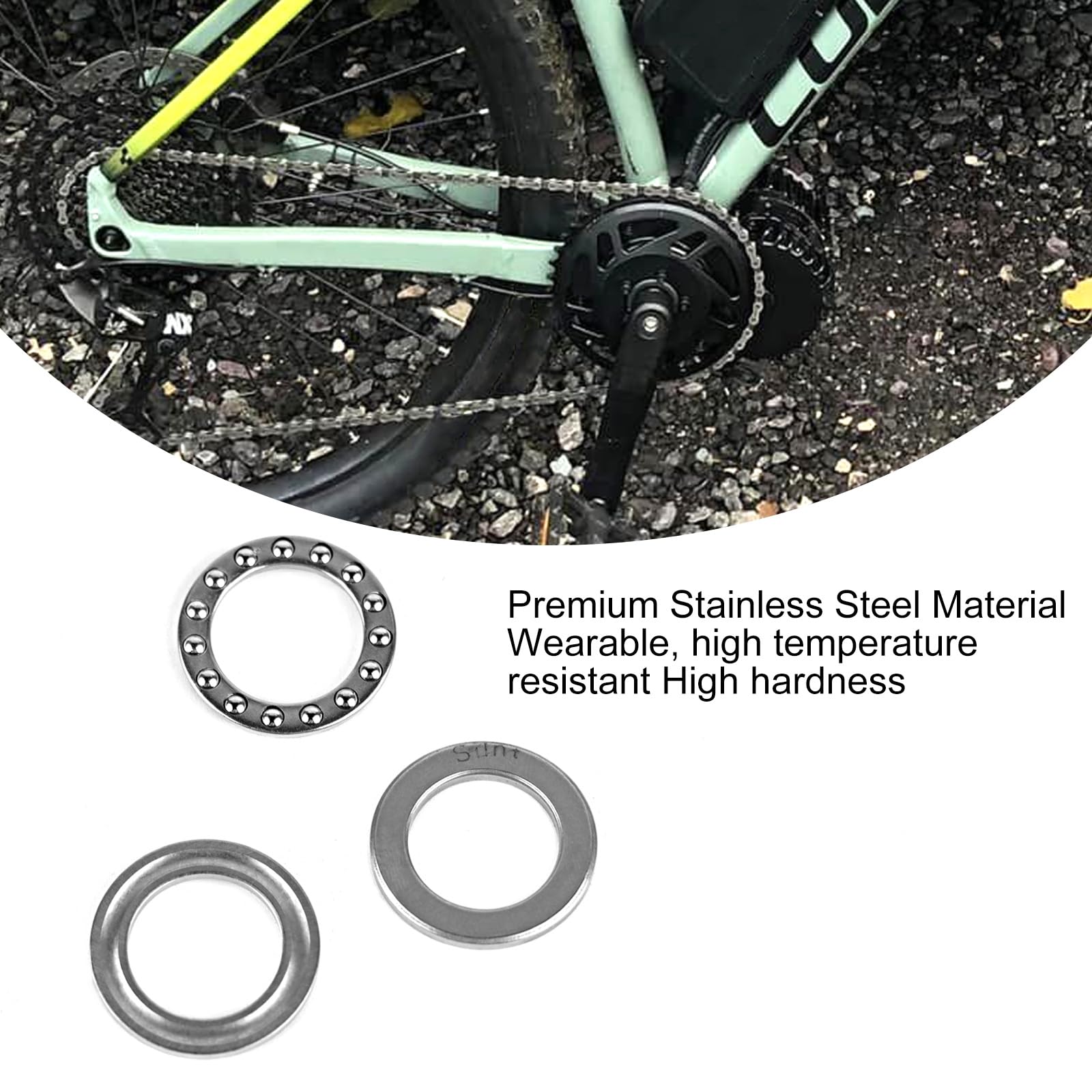 Bafang Roulements de butée de moteur à entraînement moyen – Acier inoxydable pour BBS01, BBS02, BBS-HD G320